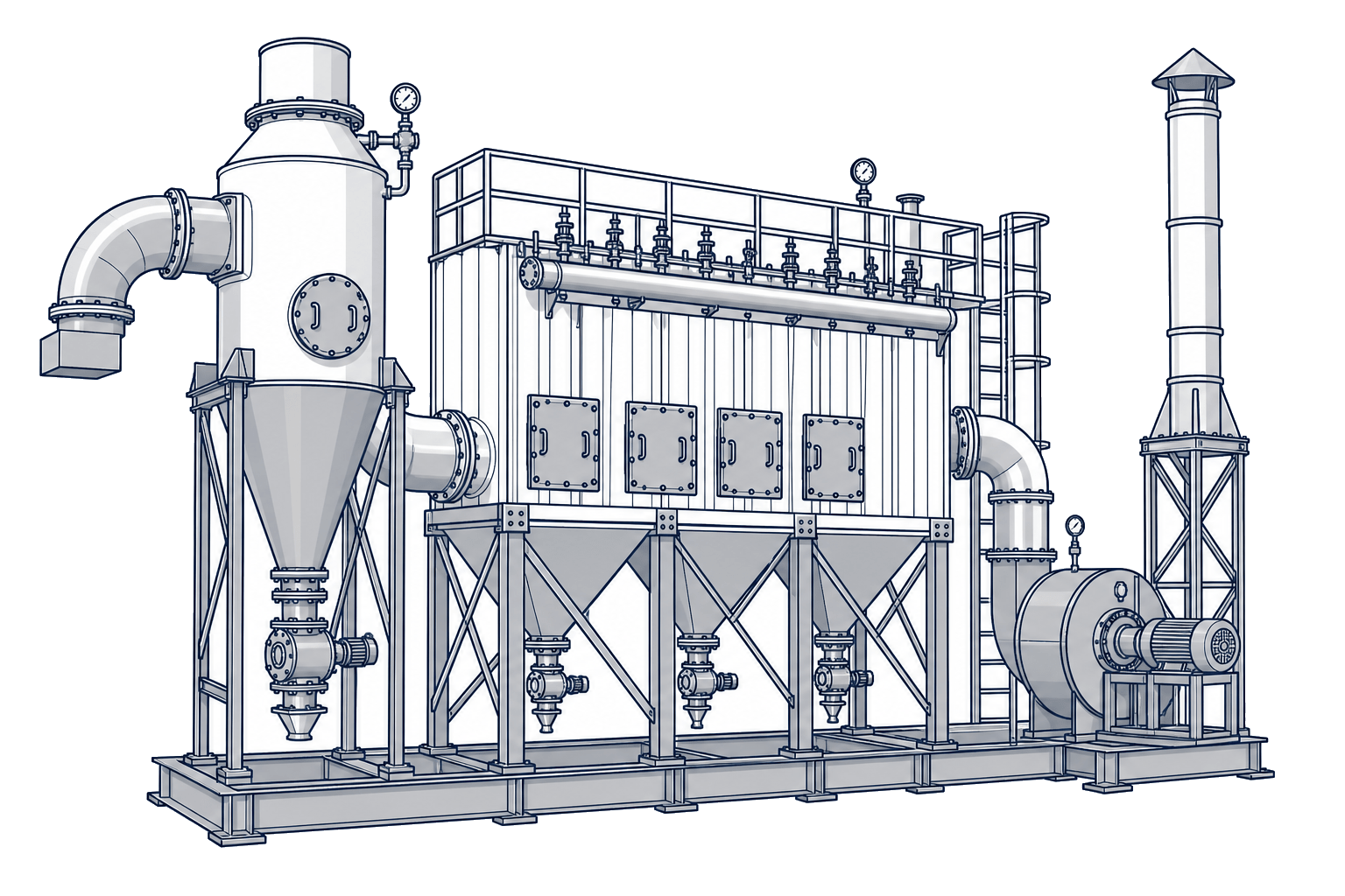 Газоочистное и пылеулавливающее оборудование